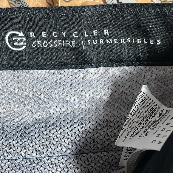 Billabong Crossfire Blue Hybrid Swim Shorts Size 29 NEW - Picture 8 of 10